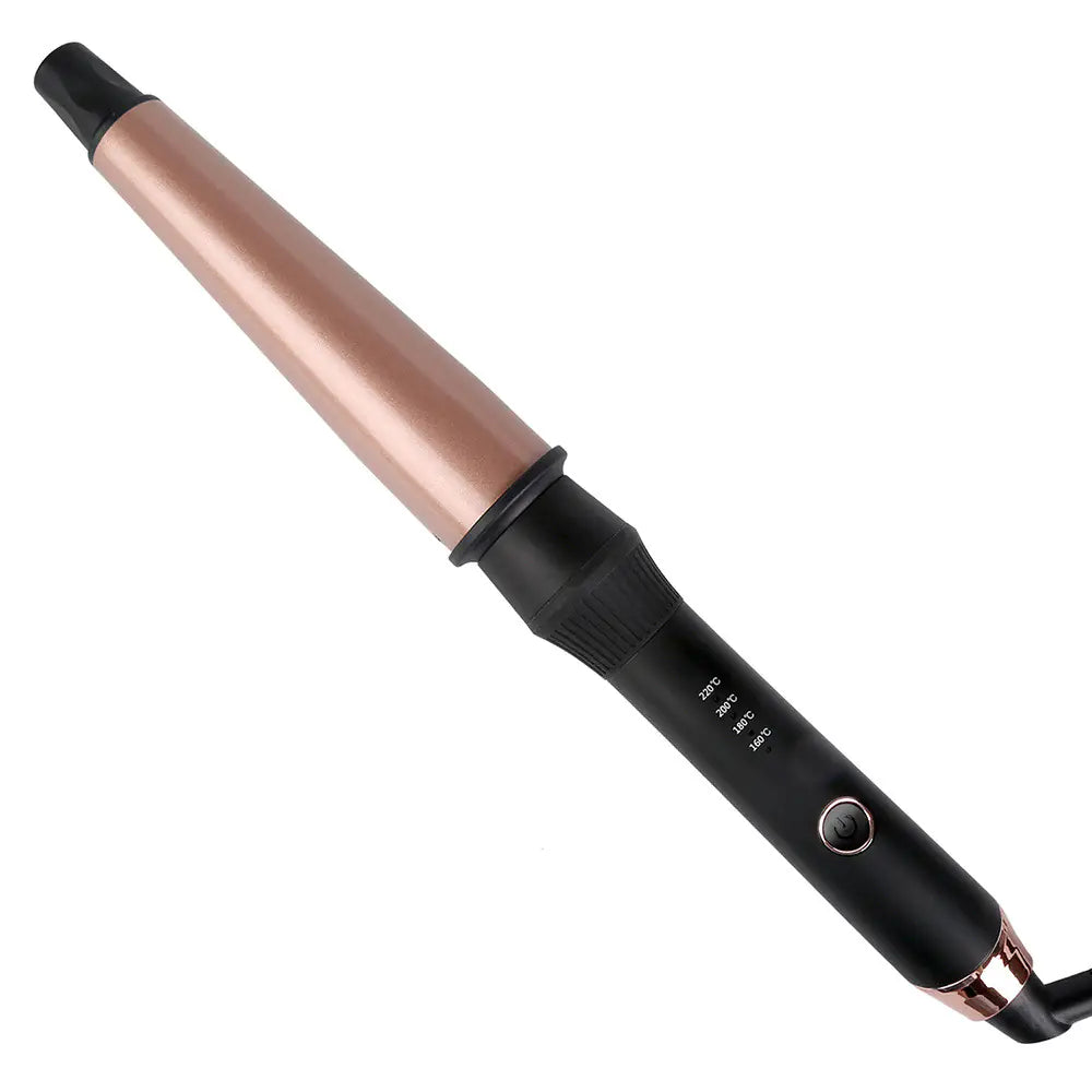 Ceramic Curling Wand - Rose Gold Conical Curling Iron