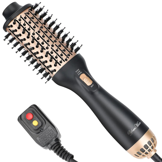 YourMate Hair Dryer Brush - Portable Hot Air Volumizing Brush