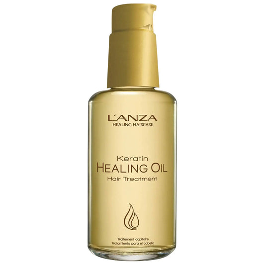 LANZA Keratin Healing Hair Oil Treatment Keratin Hair Treatment Hair Oil For Damaged Hair Revives & Nourishes Sulfate Free Healing Oil for Hair with Phyto IV Complex Cruelty Free Hair Care